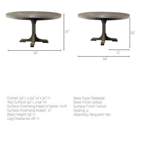 Barrett IV Dinning Table by Mercana at Eve Furniture