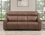 Barron Brown 3-Piece Manual Reclining Living Room Set by Steve Silver at Eve Furniture