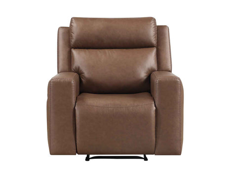 Barron Brown Manual Recliner by Steve Silver at Eve Furniture