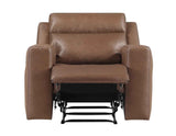 Barron Brown Manual Recliner by Steve Silver at Eve Furniture