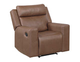 Barron Brown Manual Recliner by Steve Silver at Eve Furniture