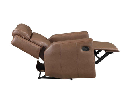 Barron Brown Manual Recliner by Steve Silver at Eve Furniture