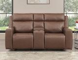 Barron Brown Manual Reclining Living Room Set by Steve Silver at Eve Furniture