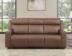 Barron Brown Manual Reclining Sofa by Steve Silver at Eve Furniture
