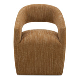 Barrow Amber Glow Rolling Dining Chair by MOES at Eve Furniture