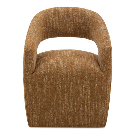 Barrow Amber Glow Rolling Dining Chair by MOES at Eve Furniture