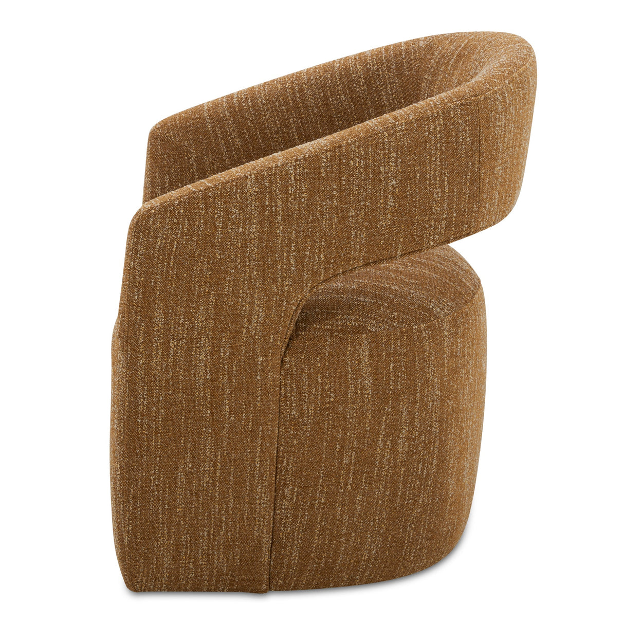 Barrow Amber Glow Rolling Dining Chair by MOES at Eve Furniture