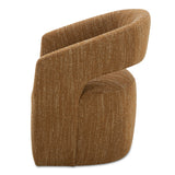 Barrow Amber Glow Rolling Dining Chair by MOES at Eve Furniture