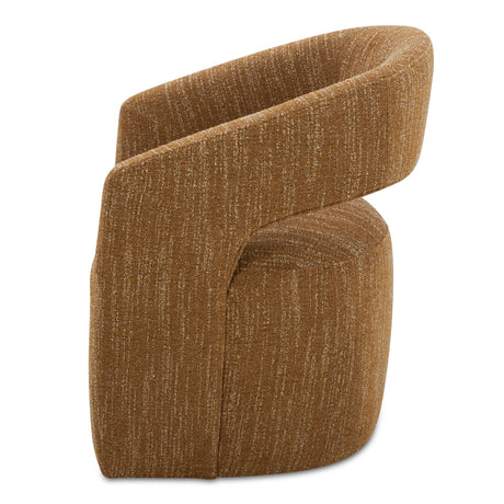 Barrow Amber Glow Rolling Dining Chair by MOES at Eve Furniture