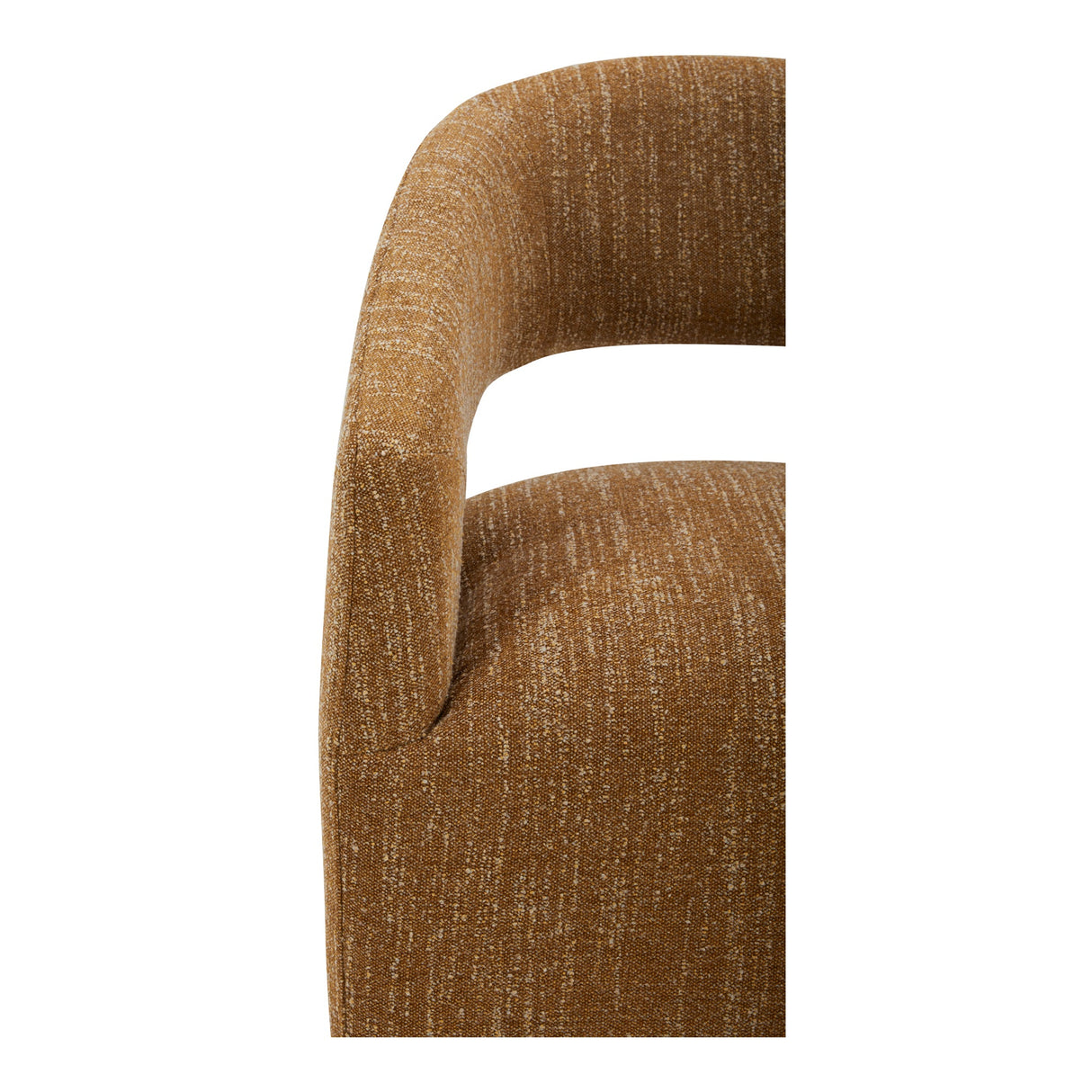 Barrow Amber Glow Rolling Dining Chair by MOES at Eve Furniture