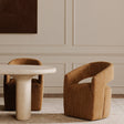 Barrow Amber Glow Rolling Dining Chair by MOES at Eve Furniture