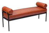Barrow Brown Bench by Zuomod at Eve Furniture
