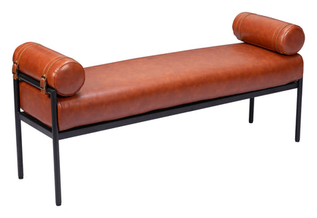 Barrow Brown Bench by Zuomod at Eve Furniture