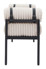 Barrow Cream Bench by Zuomod at Eve Furniture