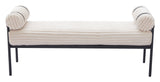 Barrow Cream Bench by Zuomod at Eve Furniture