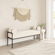 Barrow Cream Bench by Zuomod at Eve Furniture