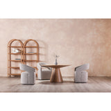 Barrow Grey Storm Rolling Dining Chair by MOES at Eve Furniture
