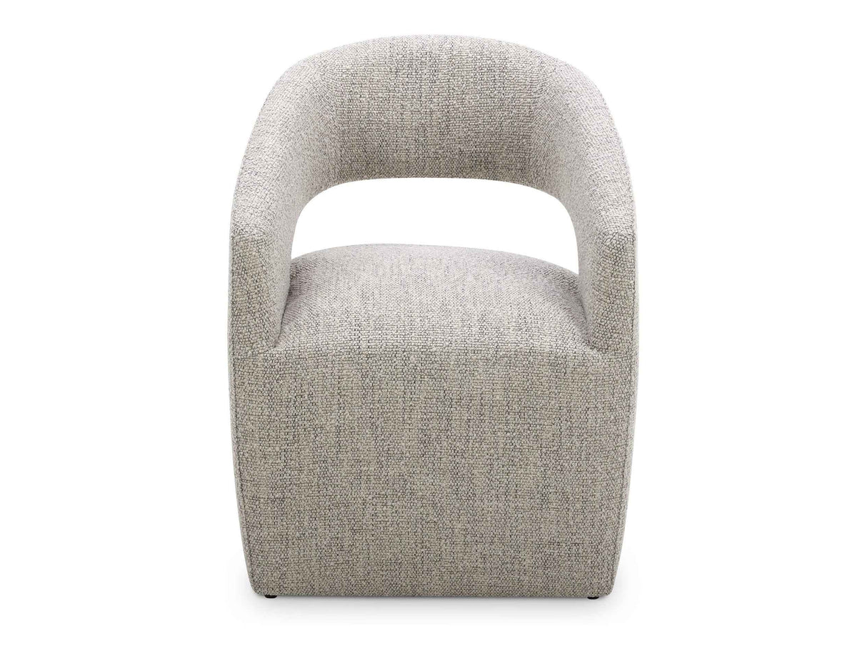 Barrow Grey Storm Rolling Dining Chair by Moe's Home at Eve Furniture