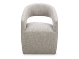 Barrow Grey Storm Rolling Dining Chair by Moe's Home at Eve Furniture