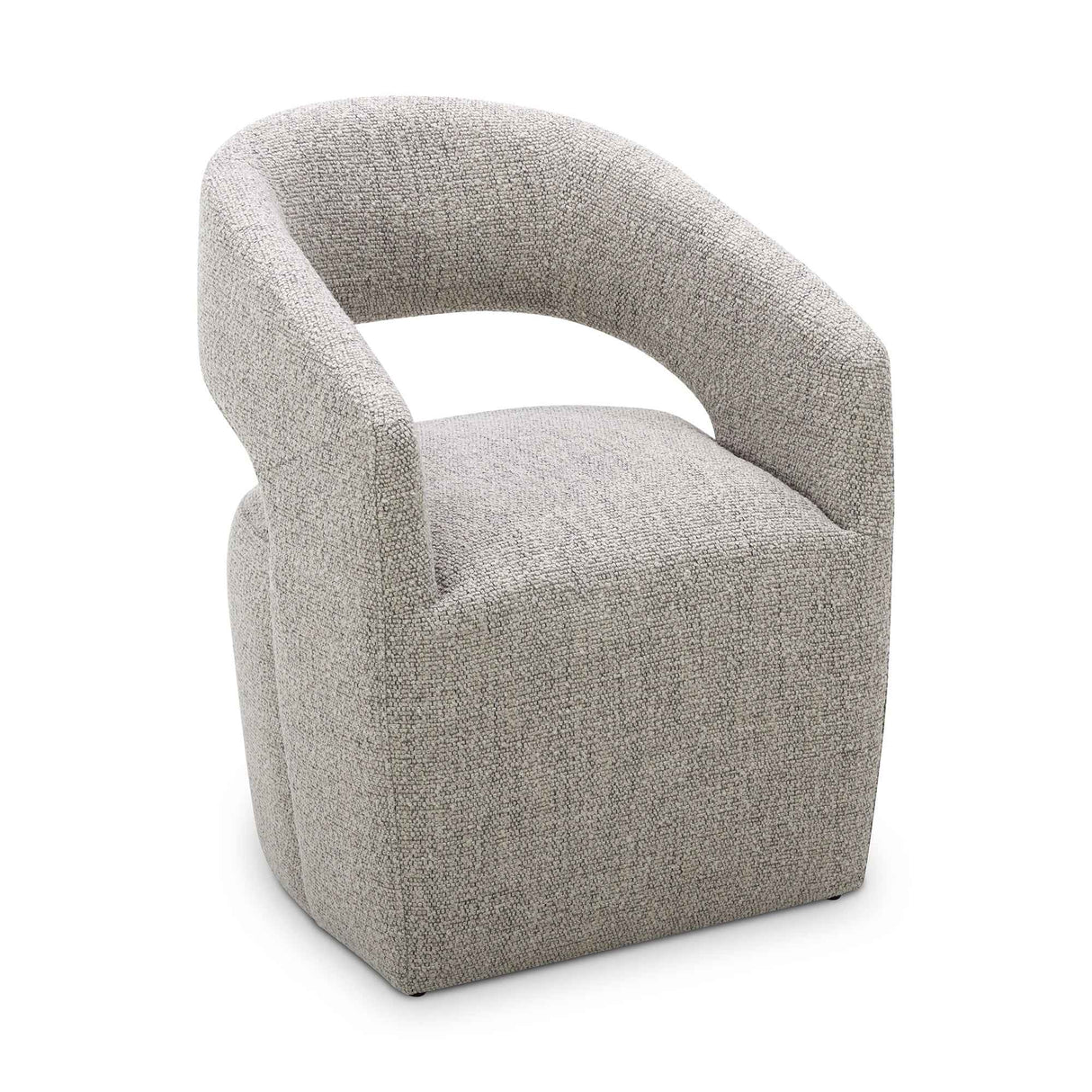 Barrow Grey Storm Rolling Dining Chair by Moe's Home at Eve Furniture