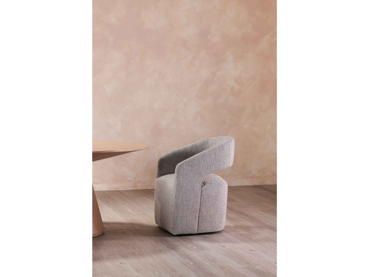 Barrow Grey Storm Rolling Dining Chair by Moe's Home at Eve Furniture