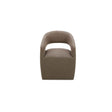 Barrow Soft Taupe Rolling Dining Chair