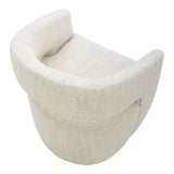 Barrow White Mist Rolling Dining Chair by MOES at Eve Furniture