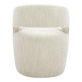 Barrow White Mist Rolling Dining Chair by Moe's Home at Eve Furniture