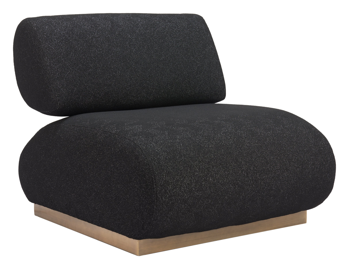 Barsa Black Accent Chair by Zuomod at Eve Furniture