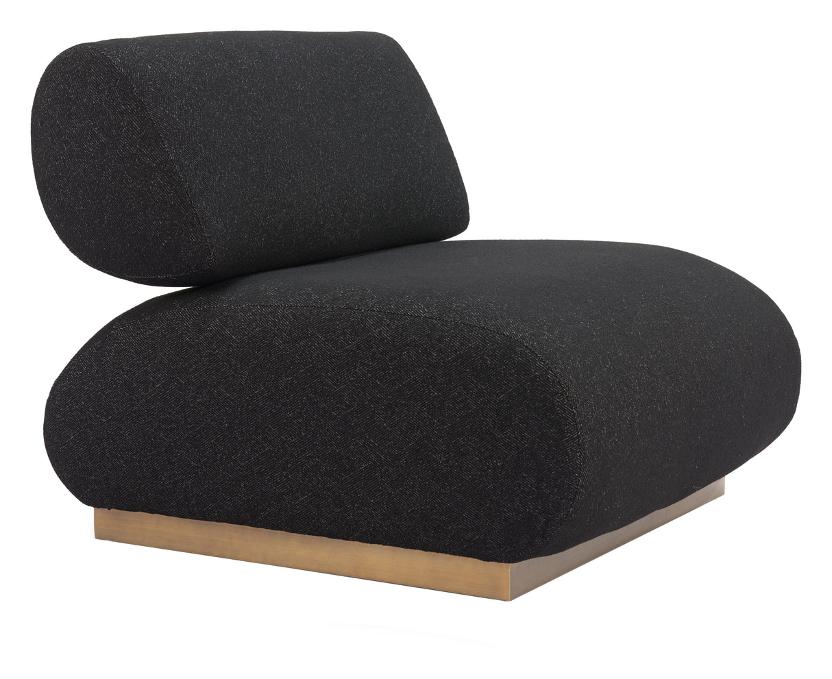 Barsa Black Accent Chair by Zuomod at Eve Furniture