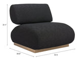 Barsa Black Accent Chair by Zuomod at Eve Furniture