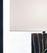 Bartlen Black/Gold Finish Table Lamp by Ashley at Eve Furniture