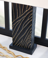 Bartlen Black/Gold Finish Table Lamp by Ashley at Eve Furniture