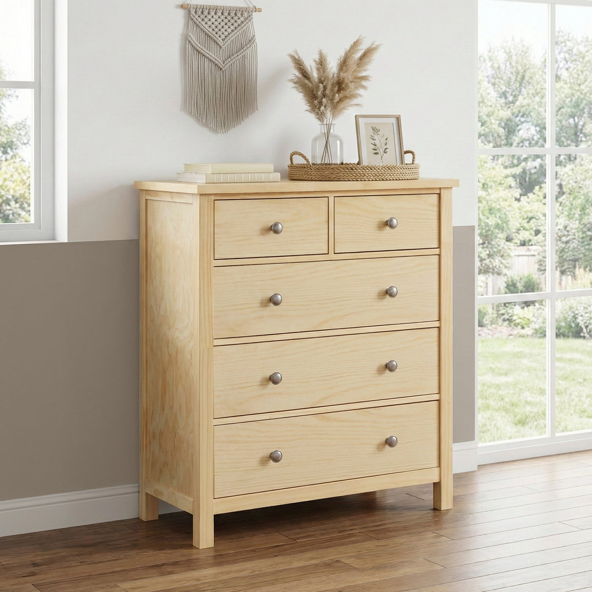 Bartly Natural Chest by Homelegance at Eve Furniture
