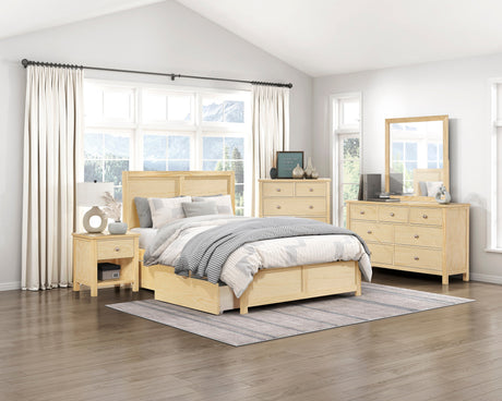 Bartly Natural Dresser by Homelegance at Eve Furniture