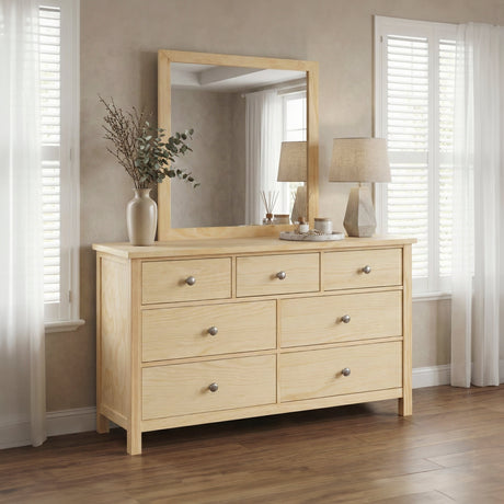 Bartly Natural Dresser by Homelegance at Eve Furniture