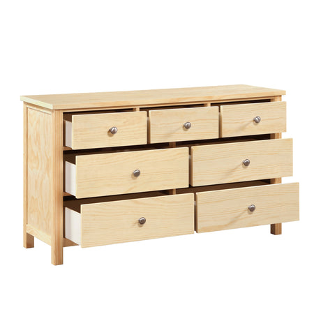 Bartly Natural Dresser by Homelegance at Eve Furniture