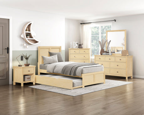 Bartly Natural Dresser by Homelegance at Eve Furniture