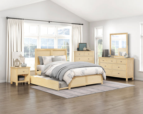 Bartly Natural Dresser by Homelegance at Eve Furniture