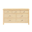 Bartly Natural Dresser by Homelegance at Eve Furniture