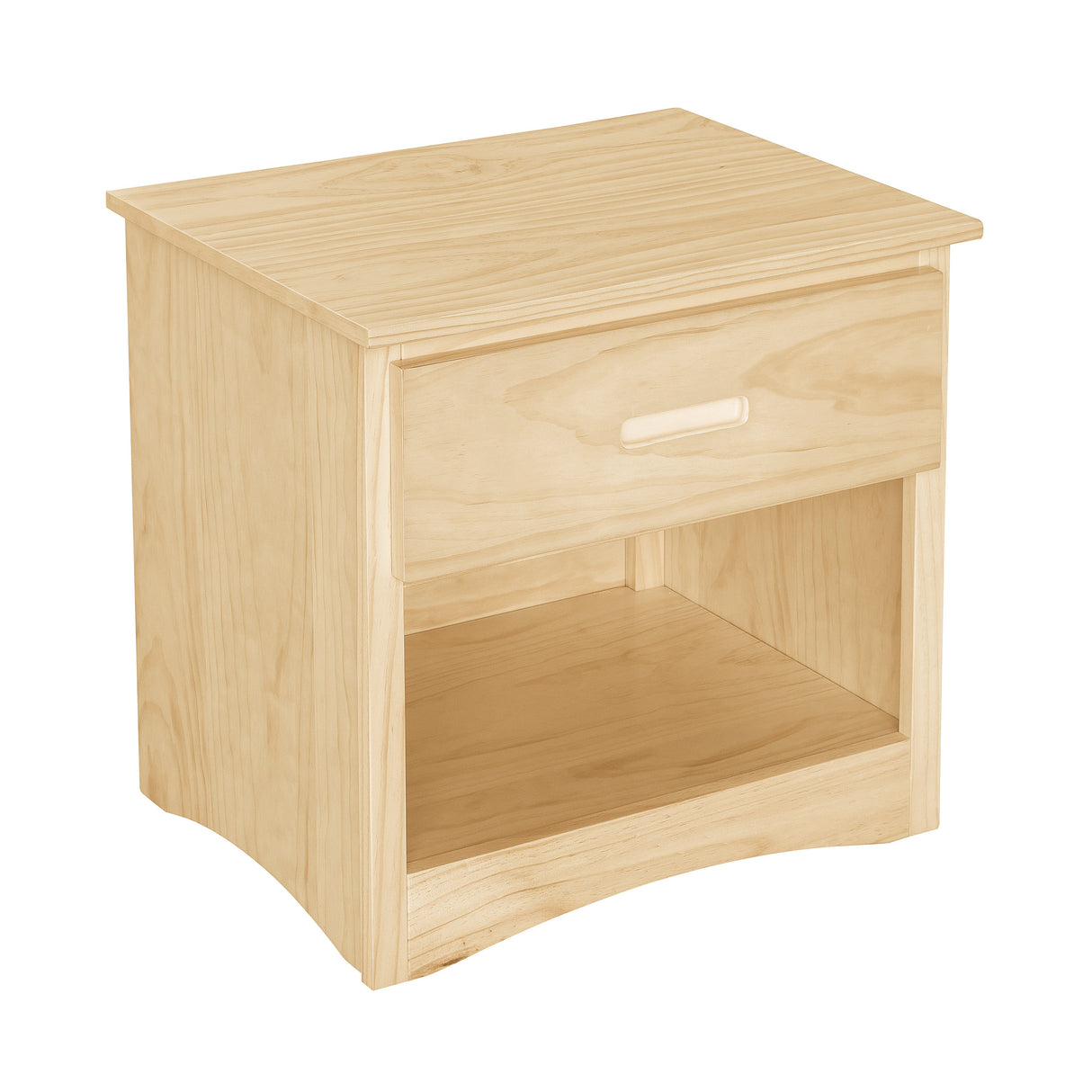 Bartly Natural Nightstand by Homelegance at Eve Furniture
