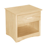 Bartly Natural Nightstand by Homelegance at Eve Furniture