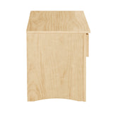 Bartly Natural Nightstand by Homelegance at Eve Furniture