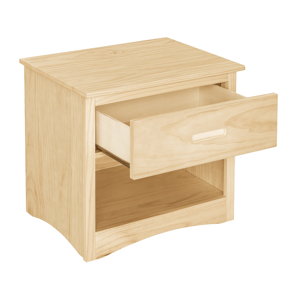 Bartly Natural Nightstand by Homelegance at Eve Furniture