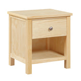 Bartly Natural Nightstand by Homelegance at Eve Furniture