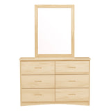 Bartly Natural Nightstand by Homelegance at Eve Furniture