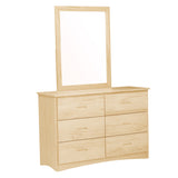 Bartly Natural Nightstand by Homelegance at Eve Furniture