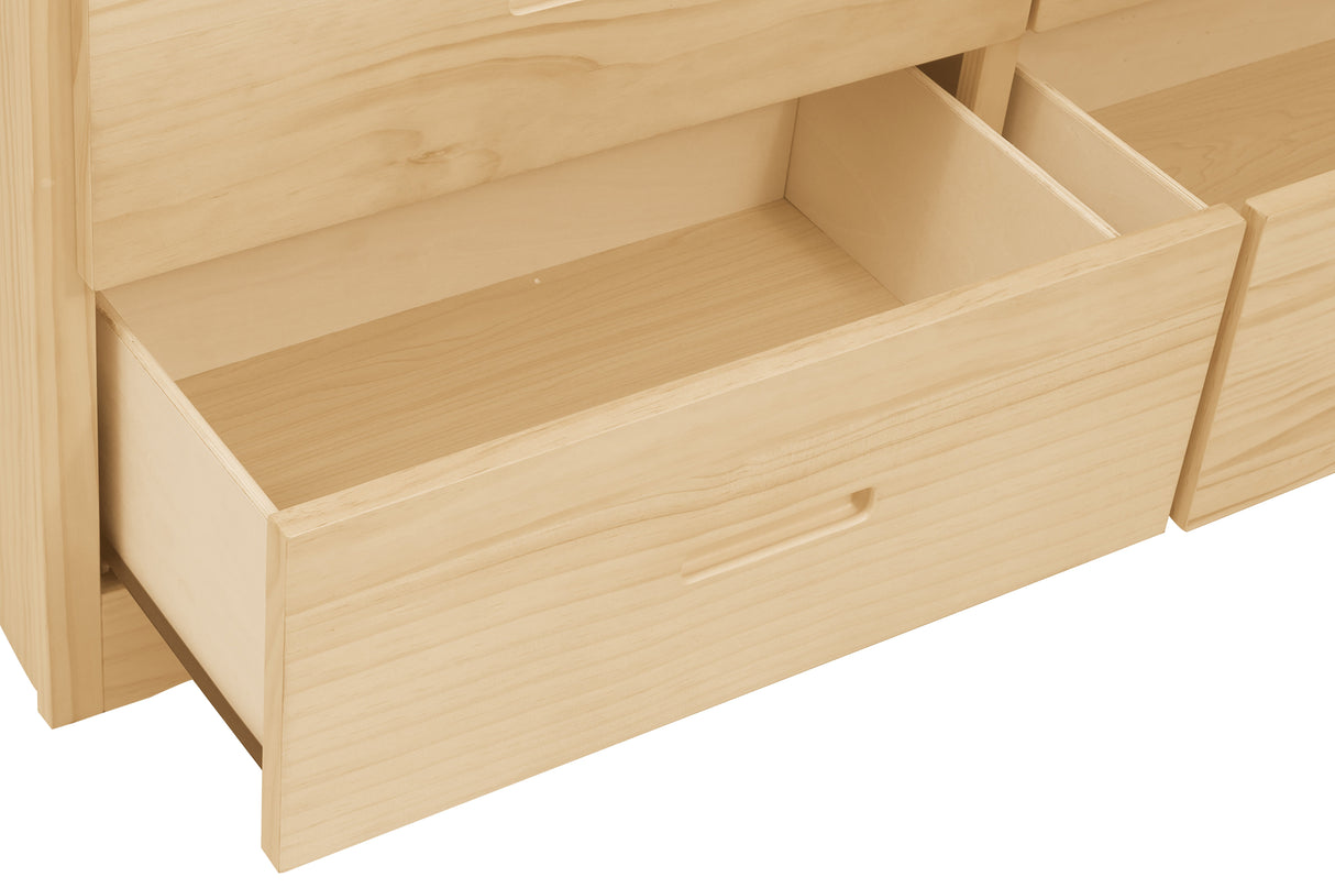 Bartly Natural Nightstand by Homelegance at Eve Furniture