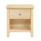 Bartly Natural Nightstand by Homelegance at Eve Furniture