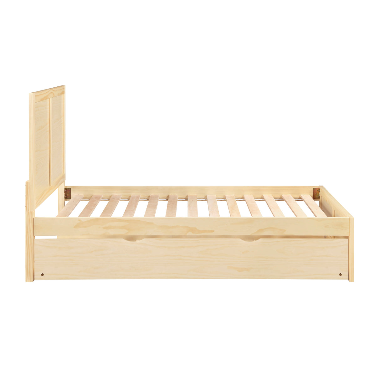 Bartly Natural Pine Full Platform Bed